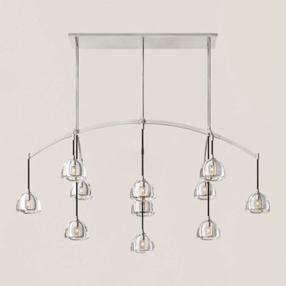Hemisphere Linear Chandelier-VaseLamps