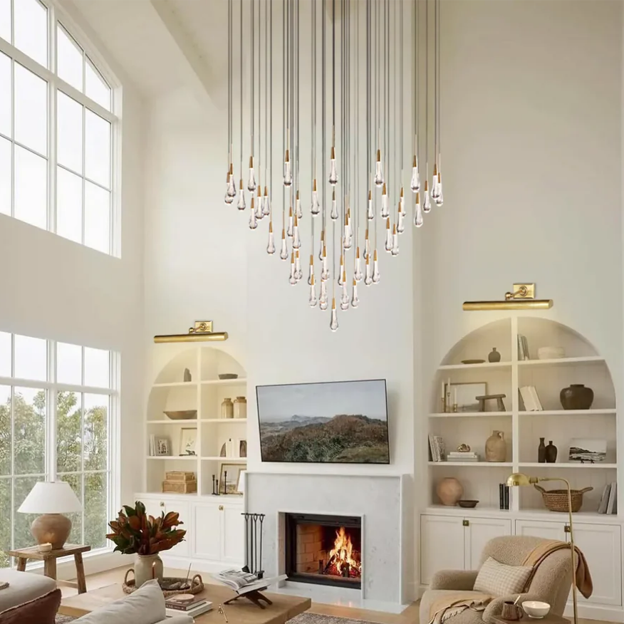 Solitaire Round Chandelier-VaseLamps