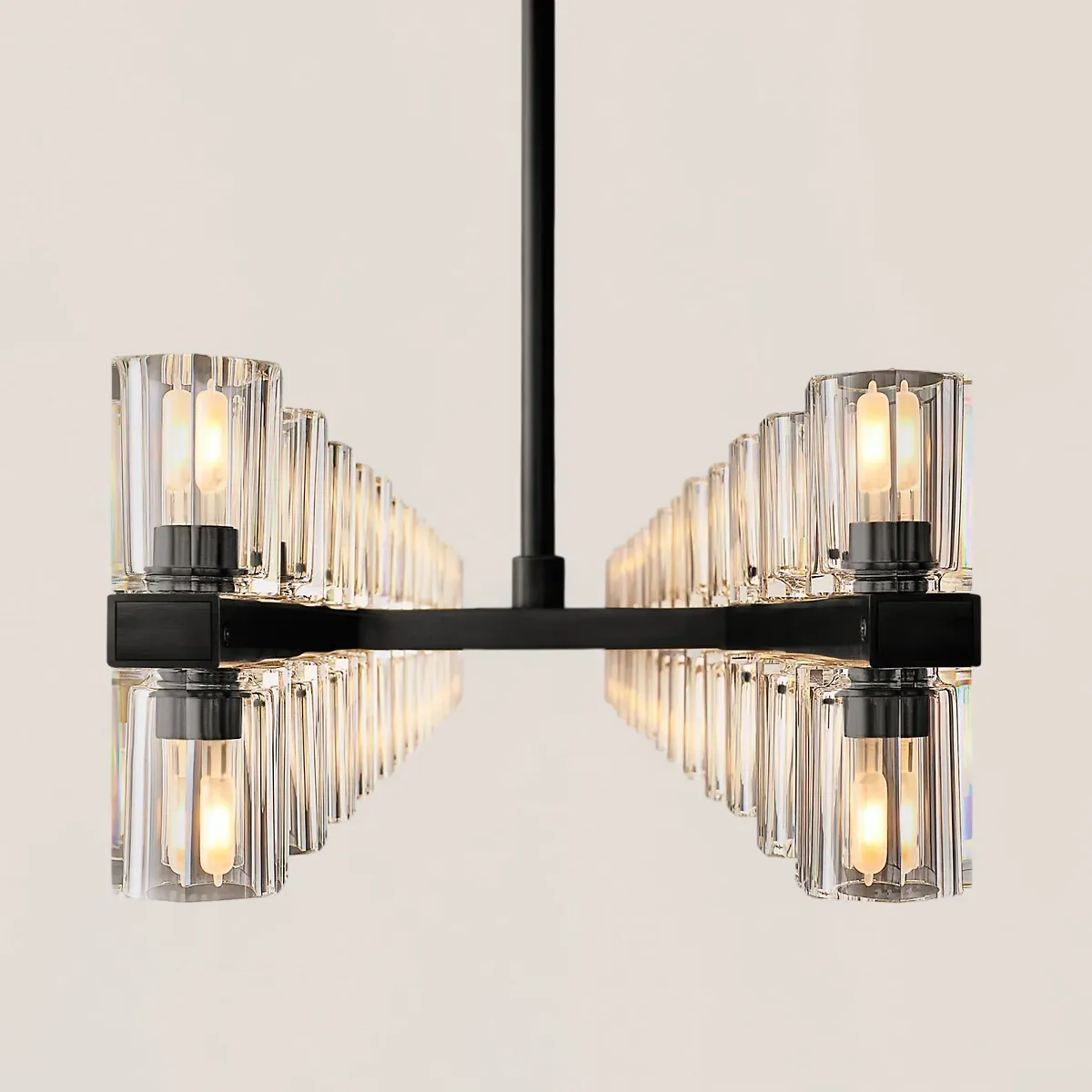 Arcachon LED Rectangular Chandelier-VaseLamps