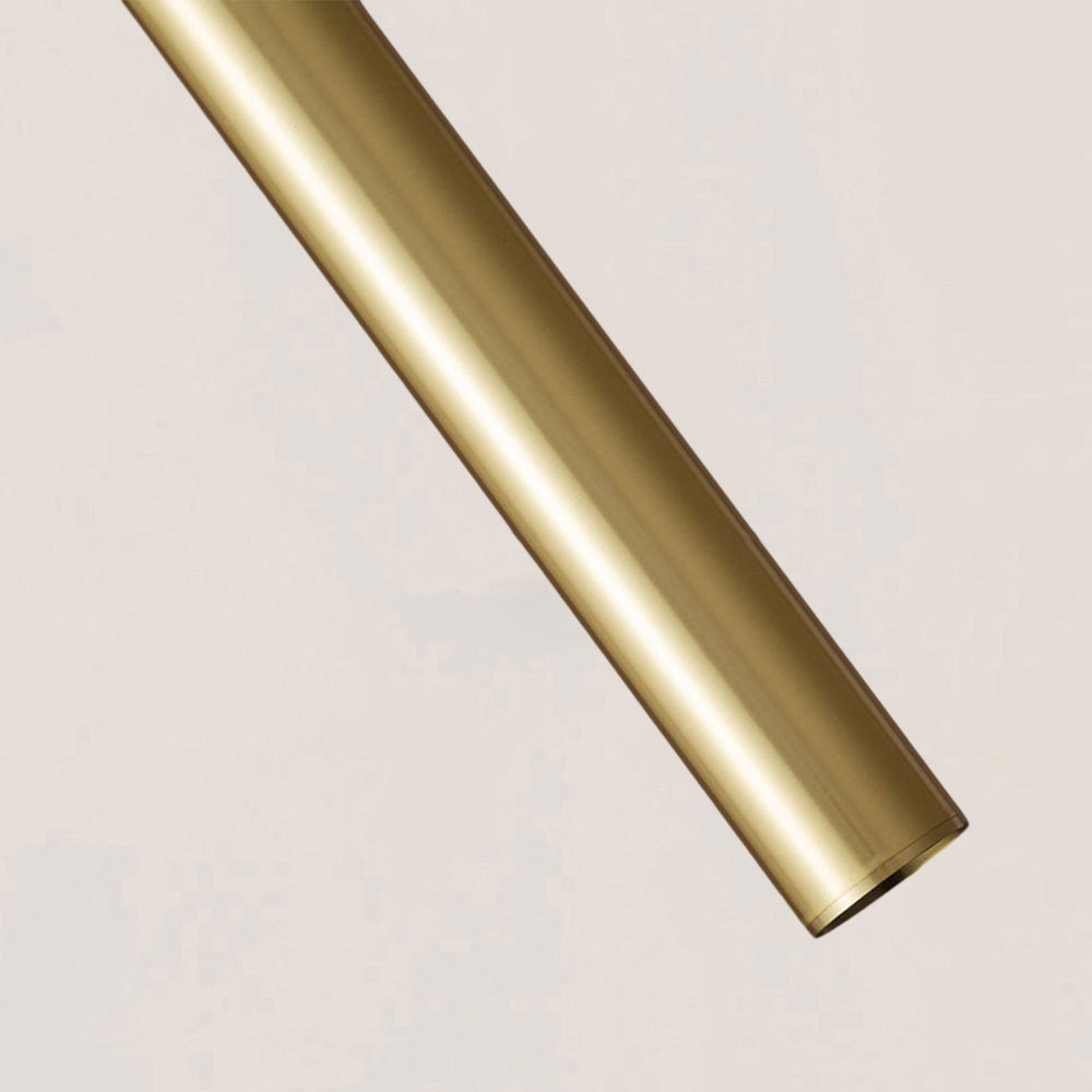 VASELAMPS - Modern Minimal Brass LED Pendant Light-VaseLamps