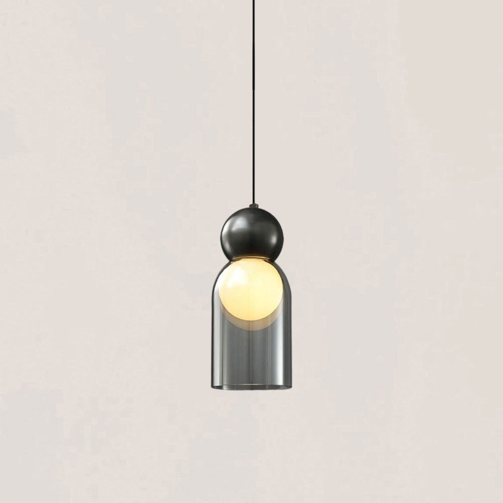 VASELAMPS - Modern Simplicity Clear Glass Pendant Light-VaseLamps