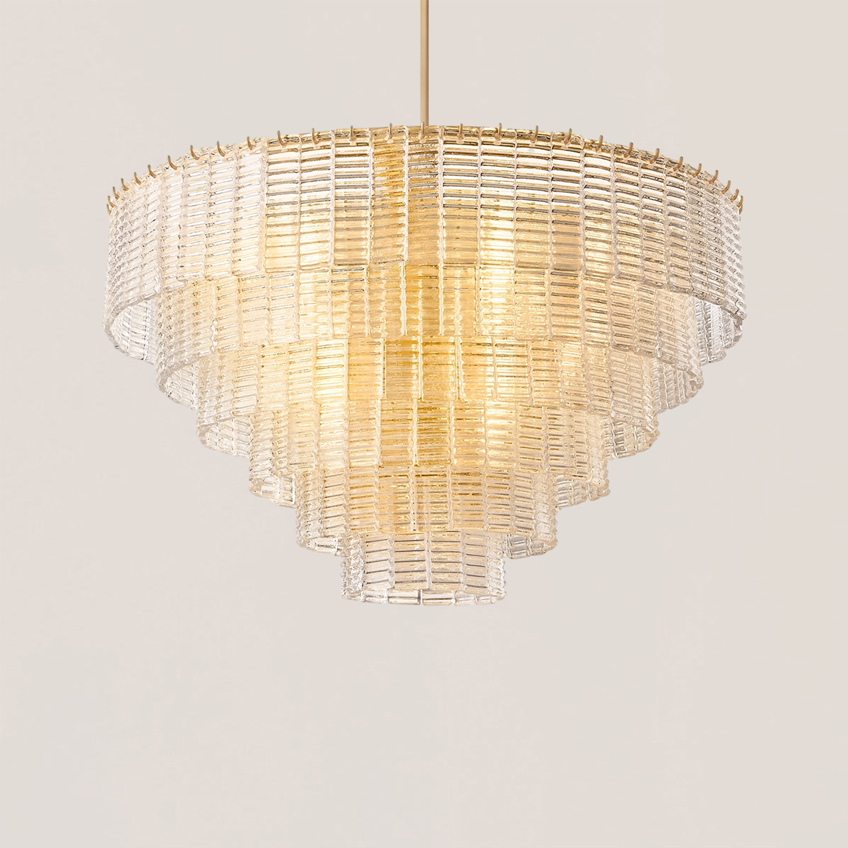 Sirene Glass Round Chandelier-VaseLamps