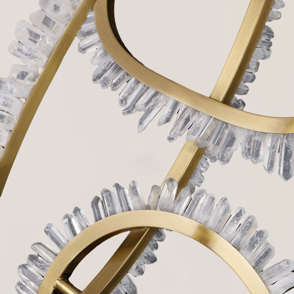 VASELAMPS - Crystal Irregular Round Chandelier-VaseLamps