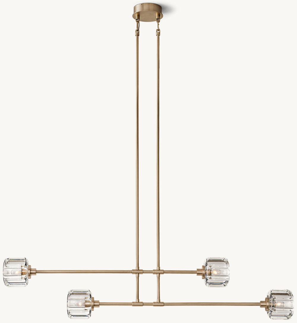 Demaret Mobile Linear Chandelier 54"-VaseLamps