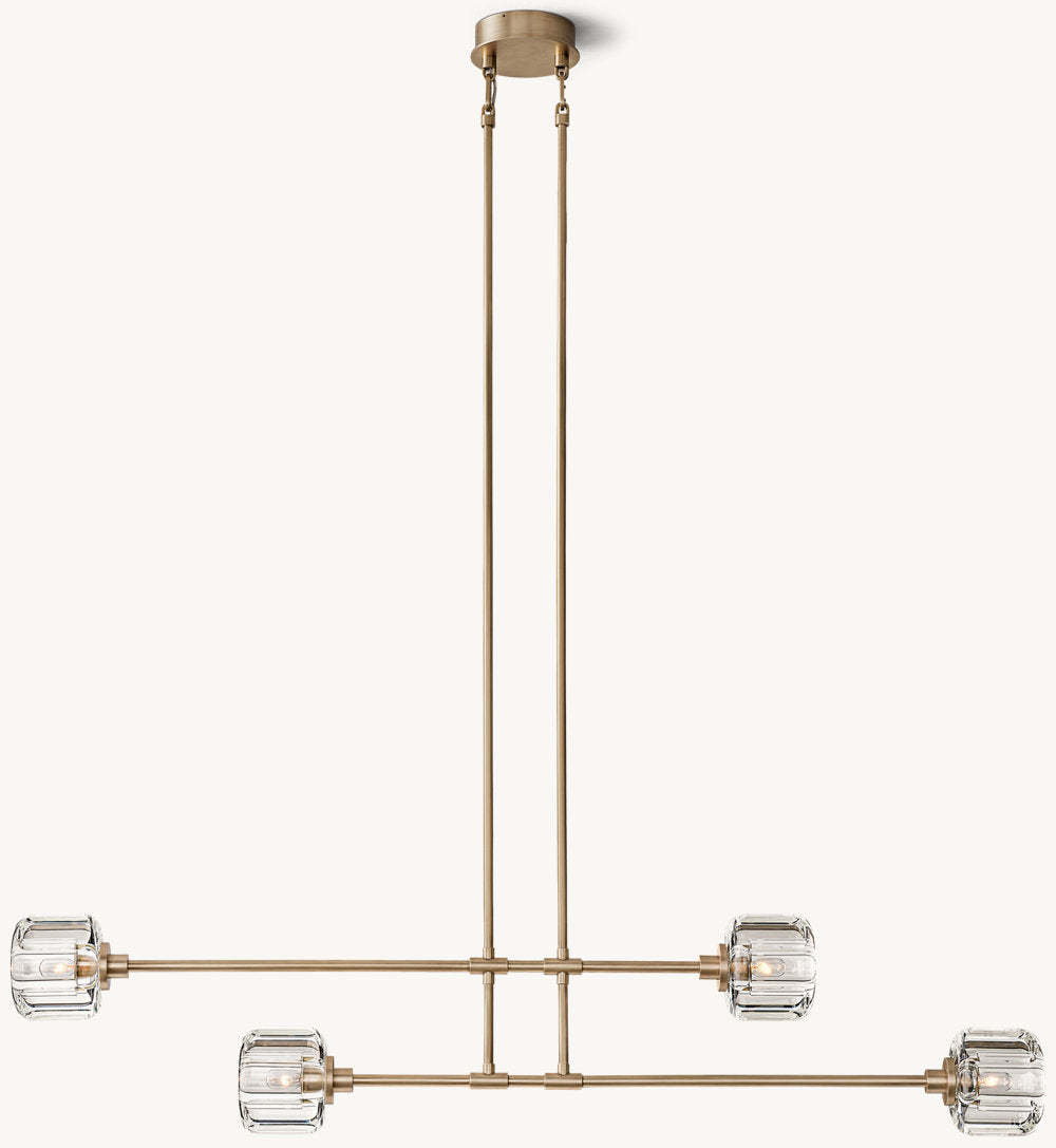 Demaret Mobile Linear Chandelier 54"-VaseLamps