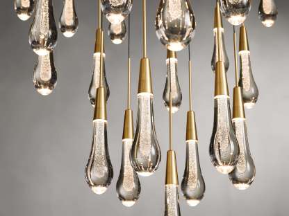Solitaire Round Chandelier-VaseLamps