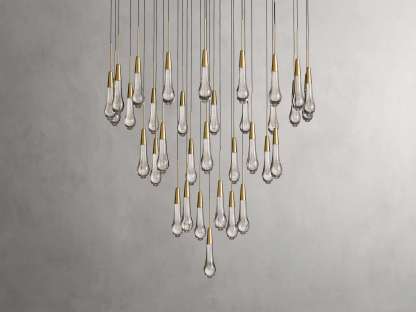 Solitaire Round Chandelier-VaseLamps