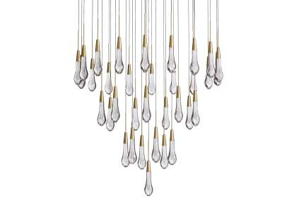Solitaire Round Chandelier-VaseLamps
