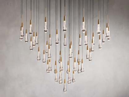 Solitaire Round Chandelier-VaseLamps