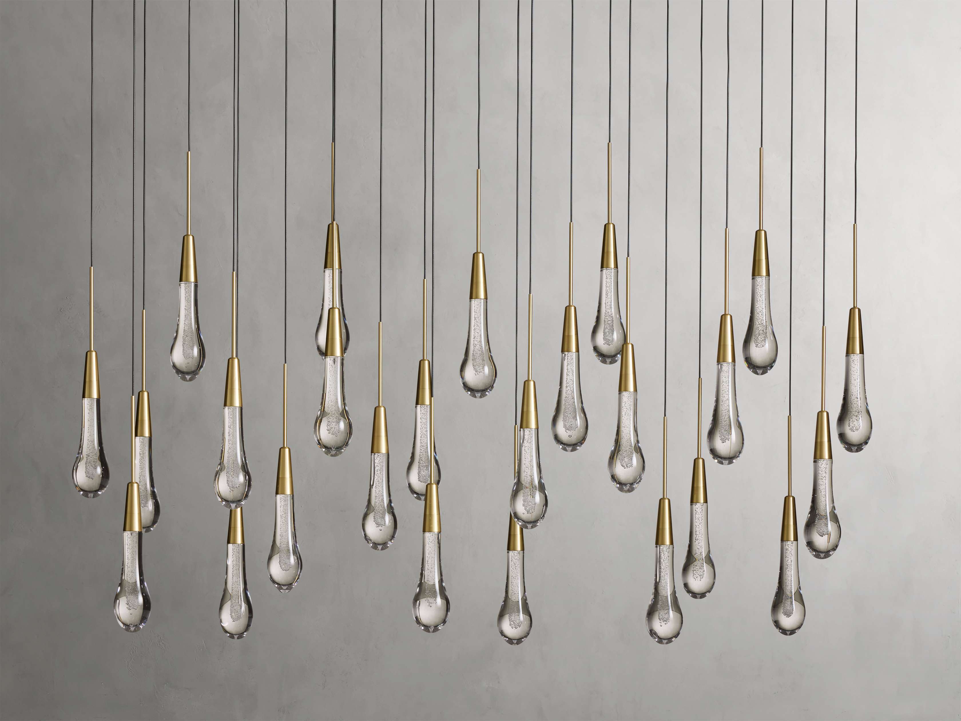Solitaire Linear Chandelier-VaseLamps