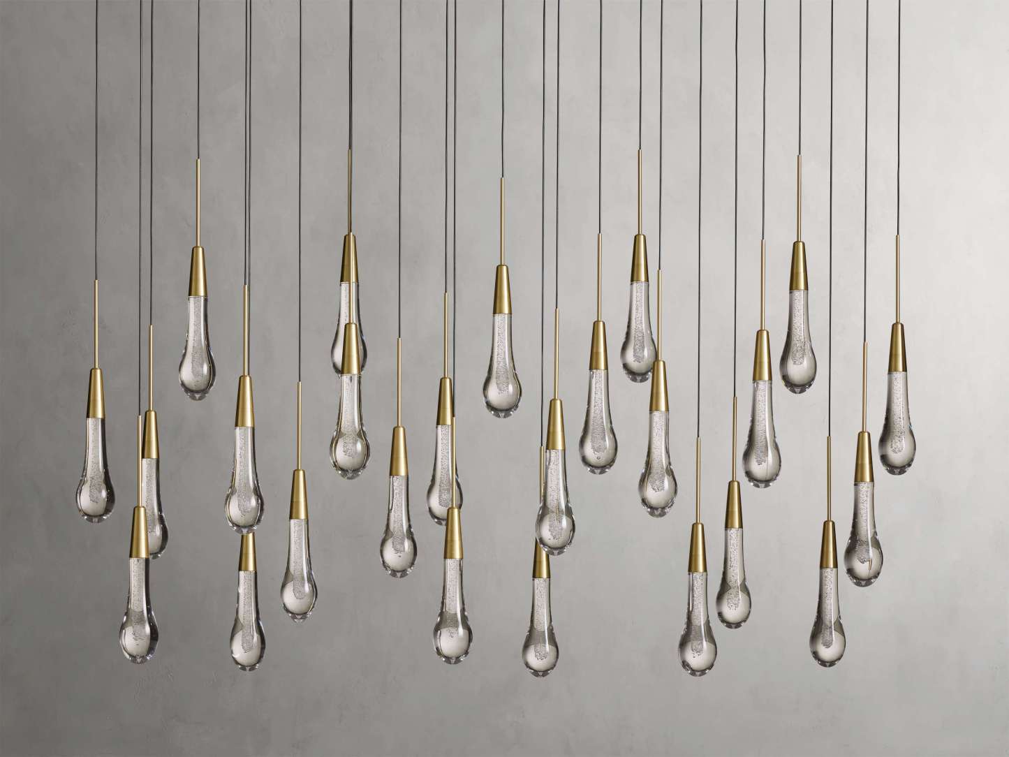 Solitaire Linear Chandelier-VaseLamps