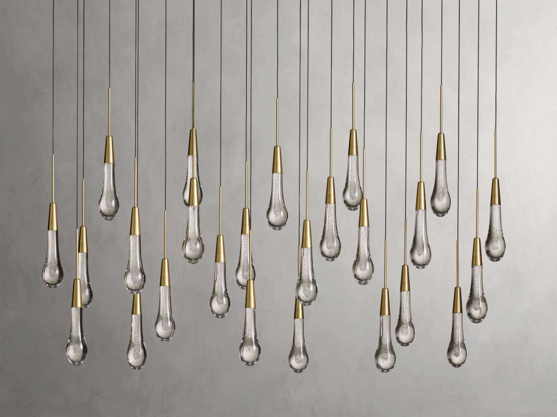 Solitaire Linear Chandelier-VaseLamps