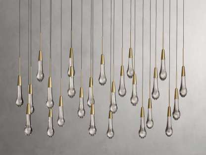 Solitaire Linear Chandelier-VaseLamps