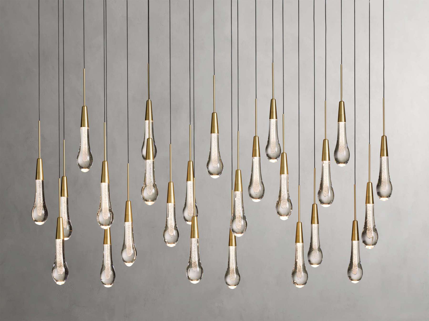 Solitaire Linear Chandelier-VaseLamps