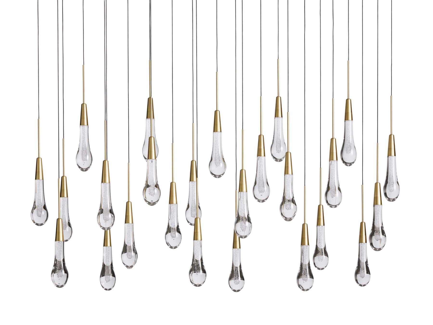 Solitaire Linear Chandelier-VaseLamps