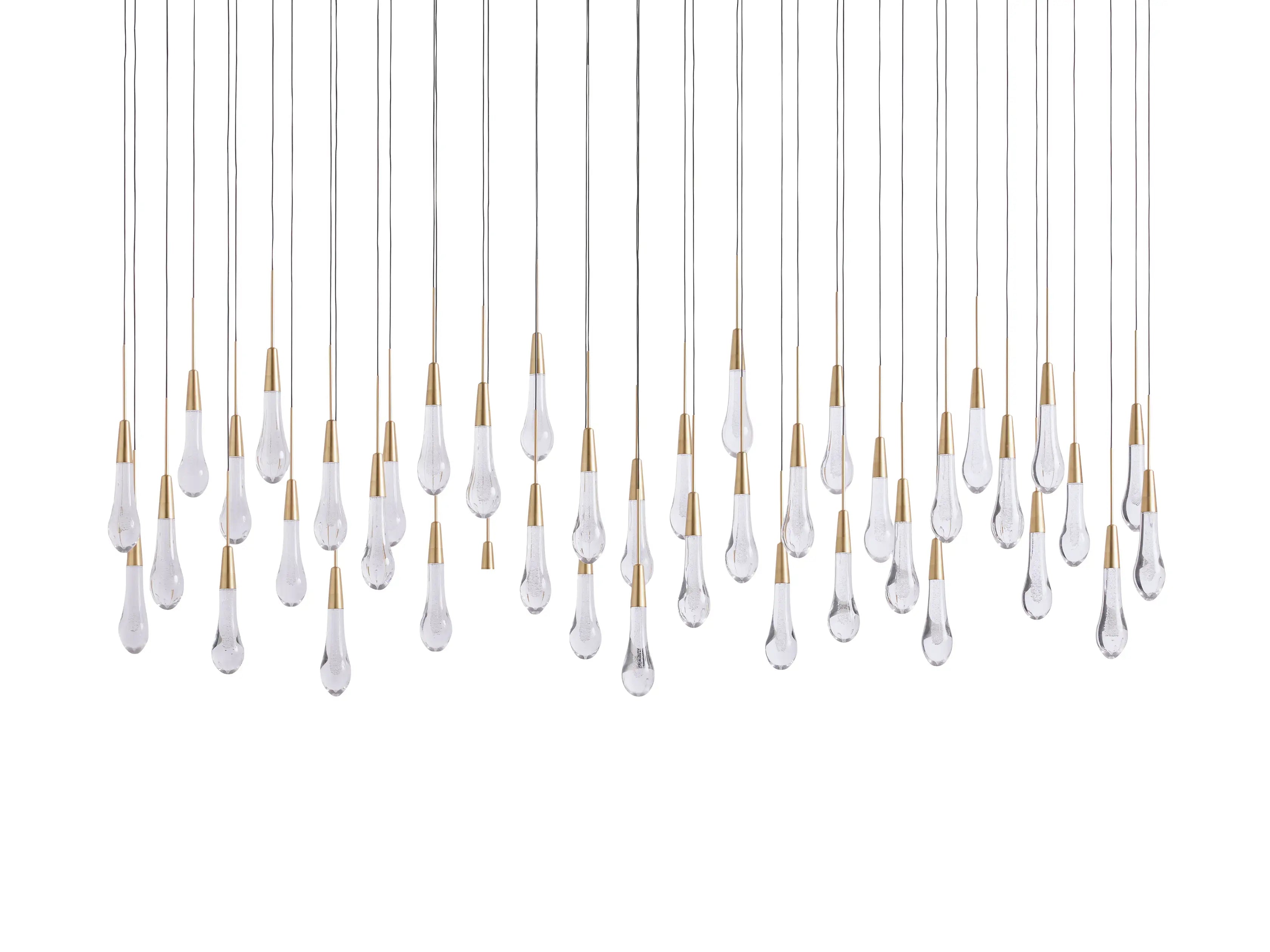 Solitaire Linear Chandelier-VaseLamps