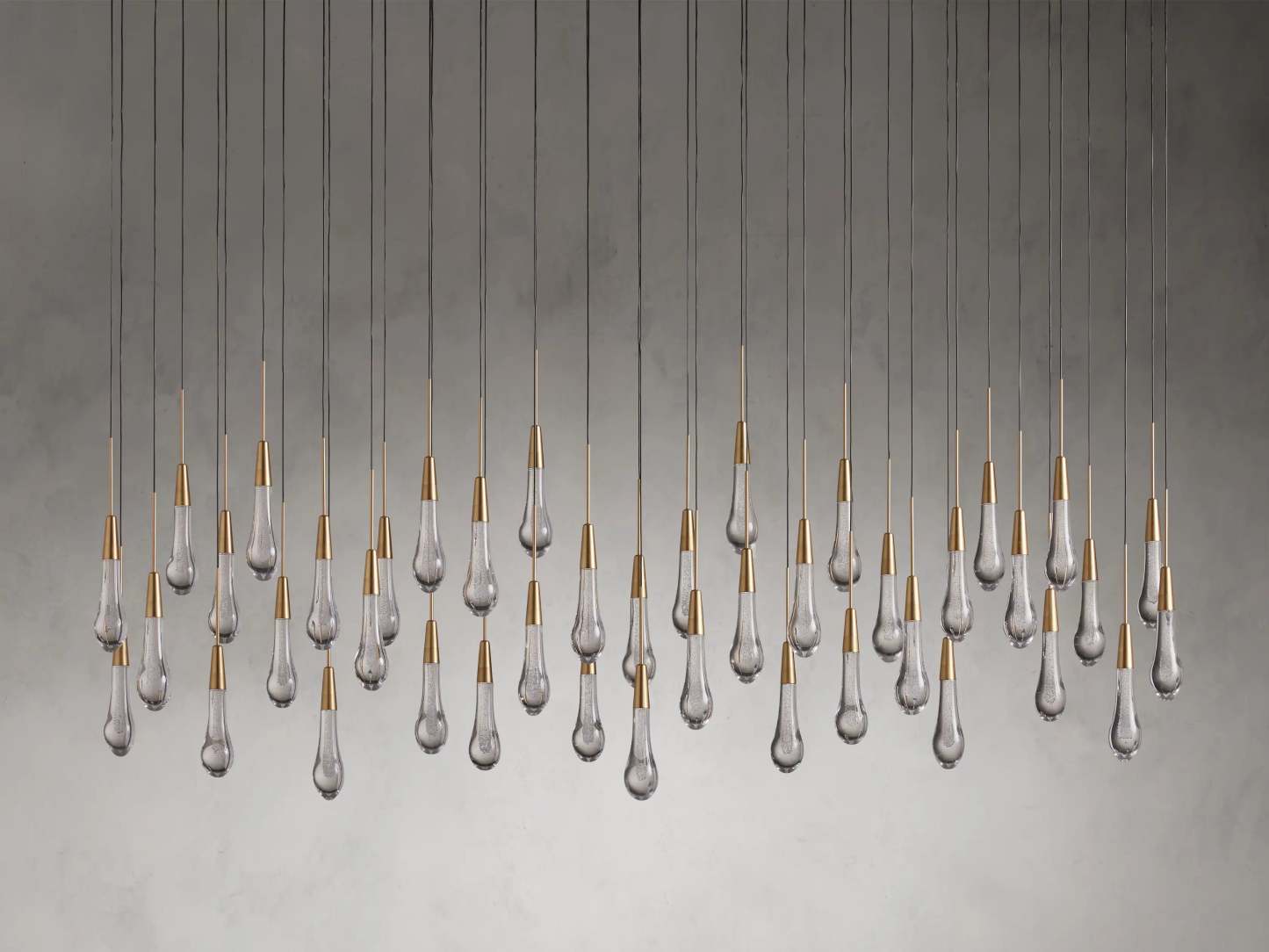 Solitaire Linear Chandelier-VaseLamps