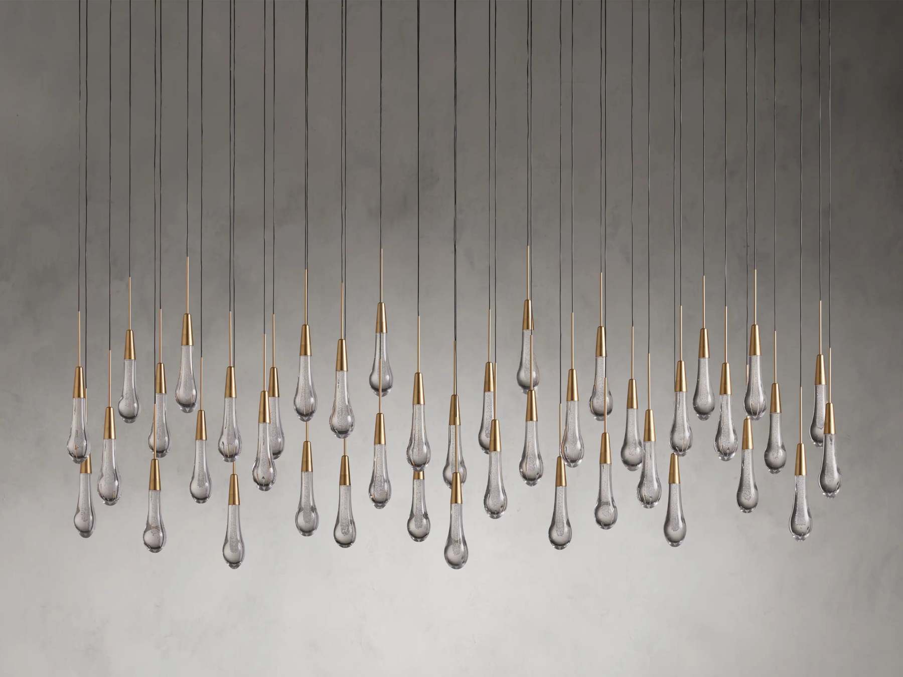 Solitaire Linear Chandelier-VaseLamps