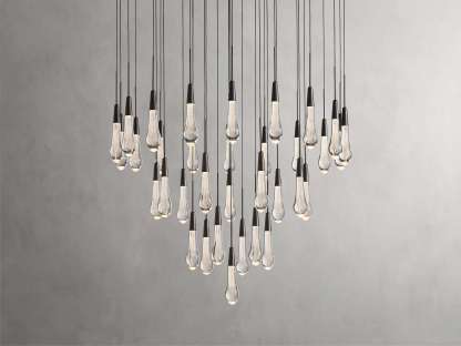 Solitaire Round Chandelier-VaseLamps