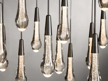 Solitaire Linear Chandelier-VaseLamps
