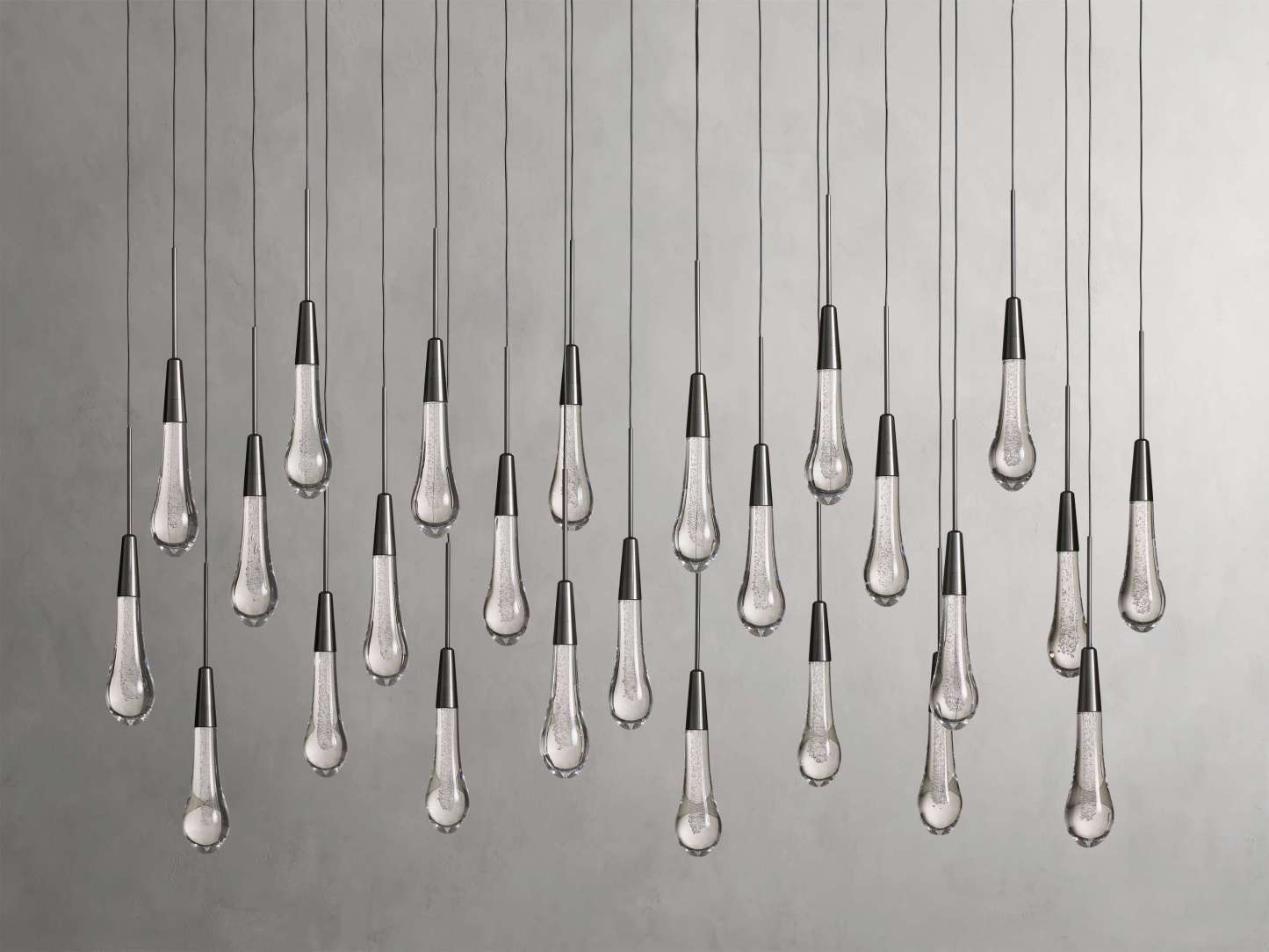Solitaire Linear Chandelier-VaseLamps