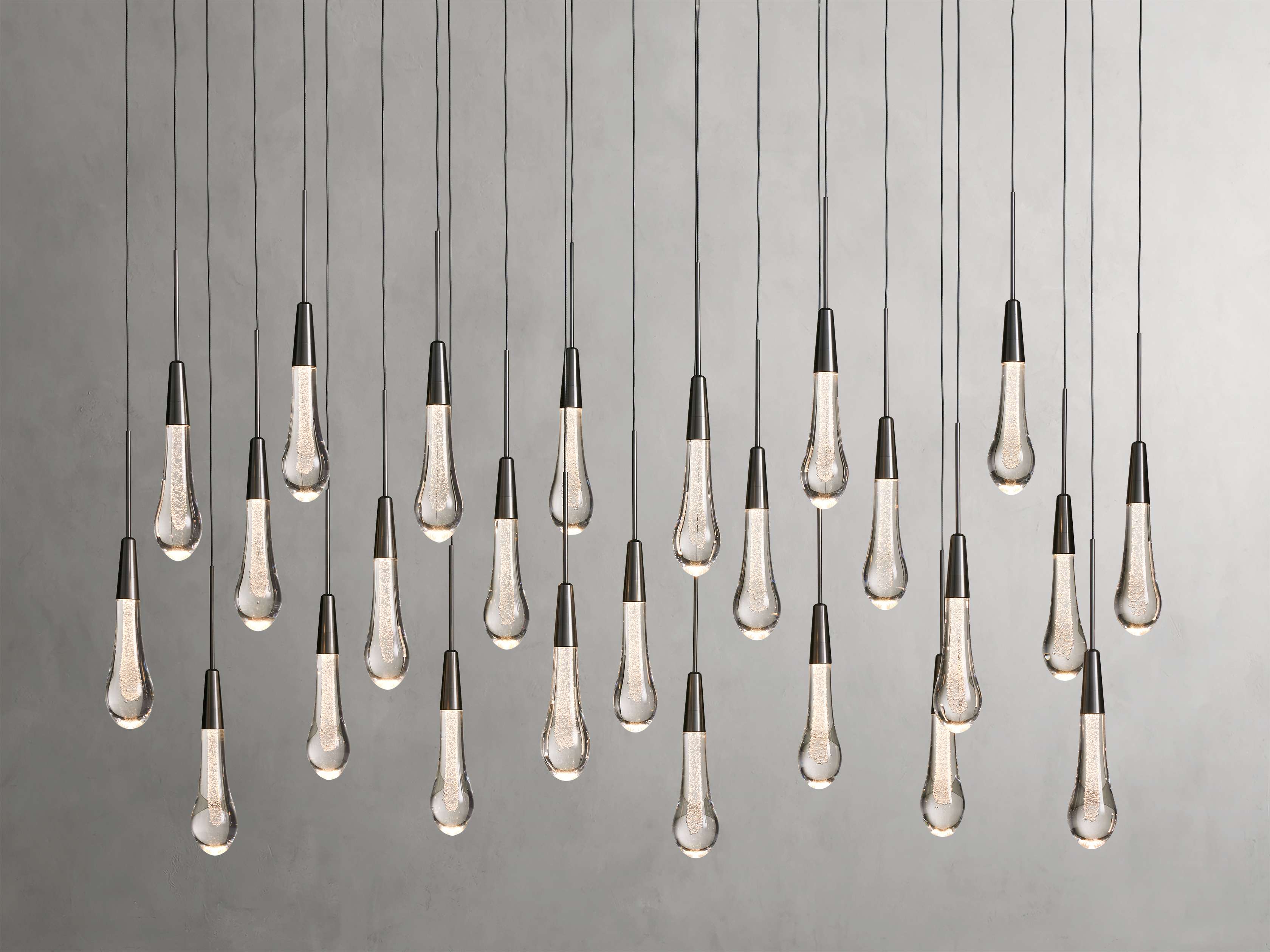 Solitaire Linear Chandelier-VaseLamps