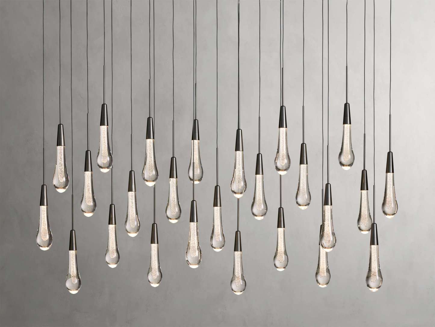 Solitaire Linear Chandelier-VaseLamps