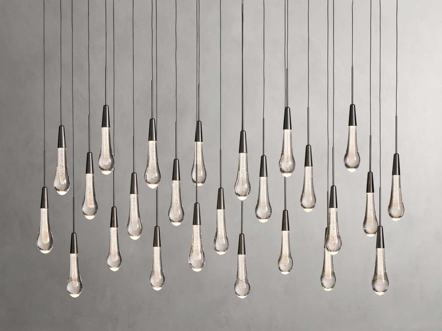 Solitaire Linear Chandelier-VaseLamps