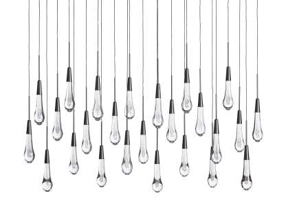 Solitaire Linear Chandelier-VaseLamps