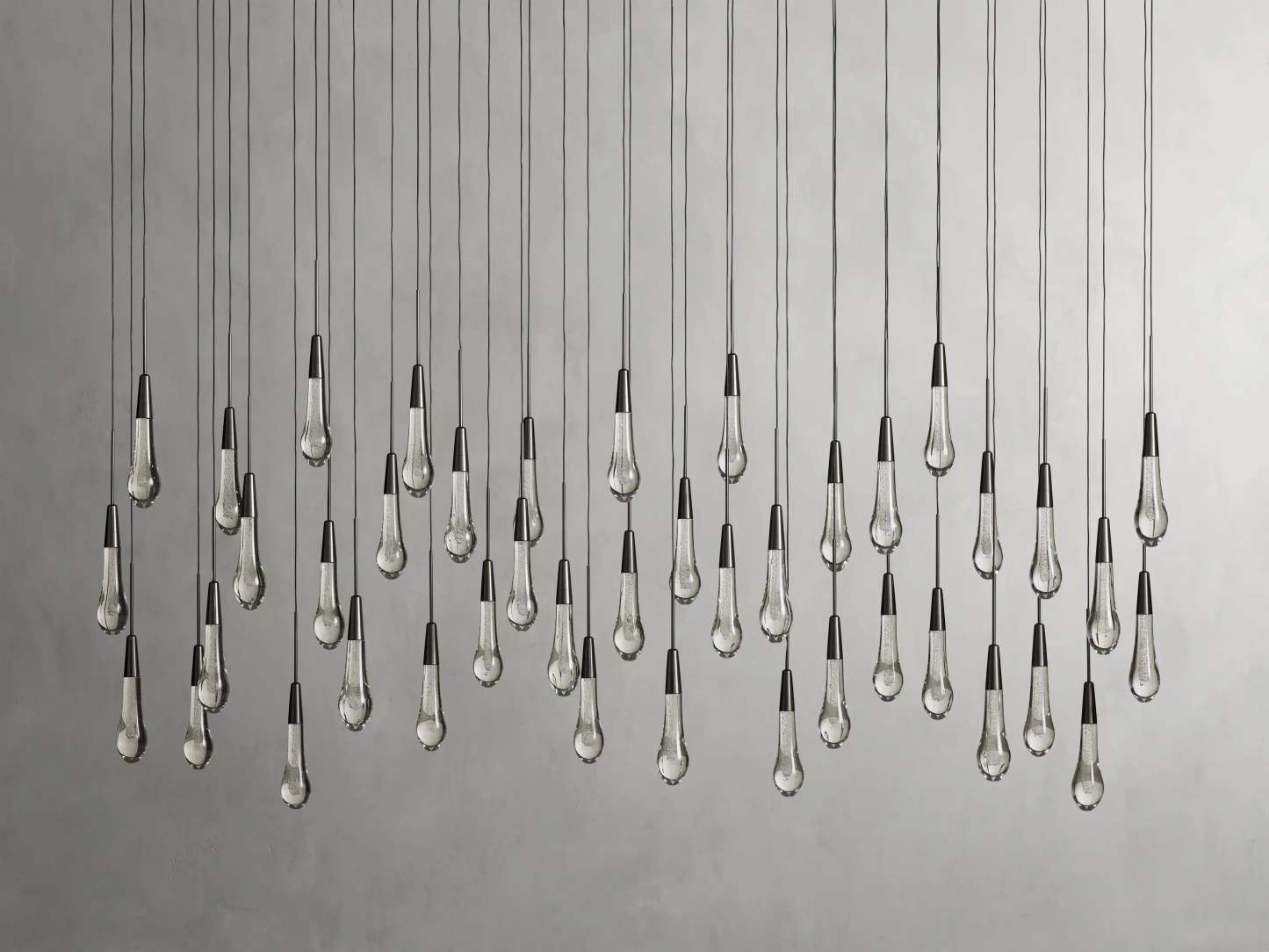 Solitaire Linear Chandelier-VaseLamps