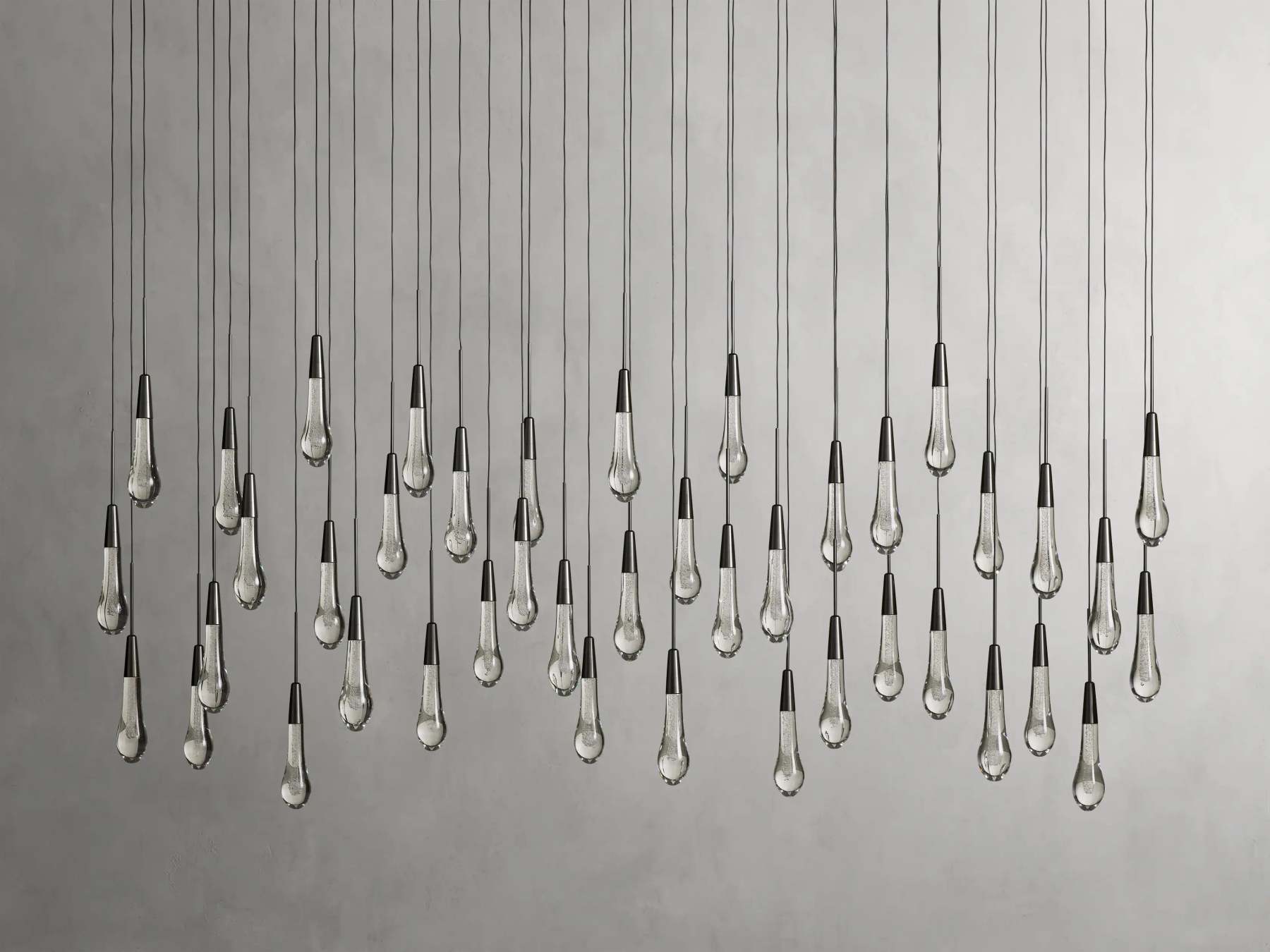 Solitaire Linear Chandelier-VaseLamps