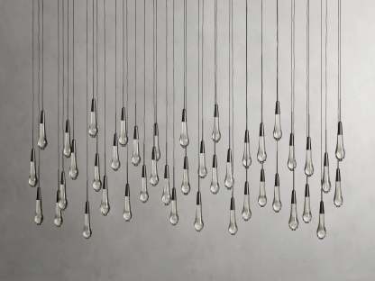 Solitaire Linear Chandelier-VaseLamps