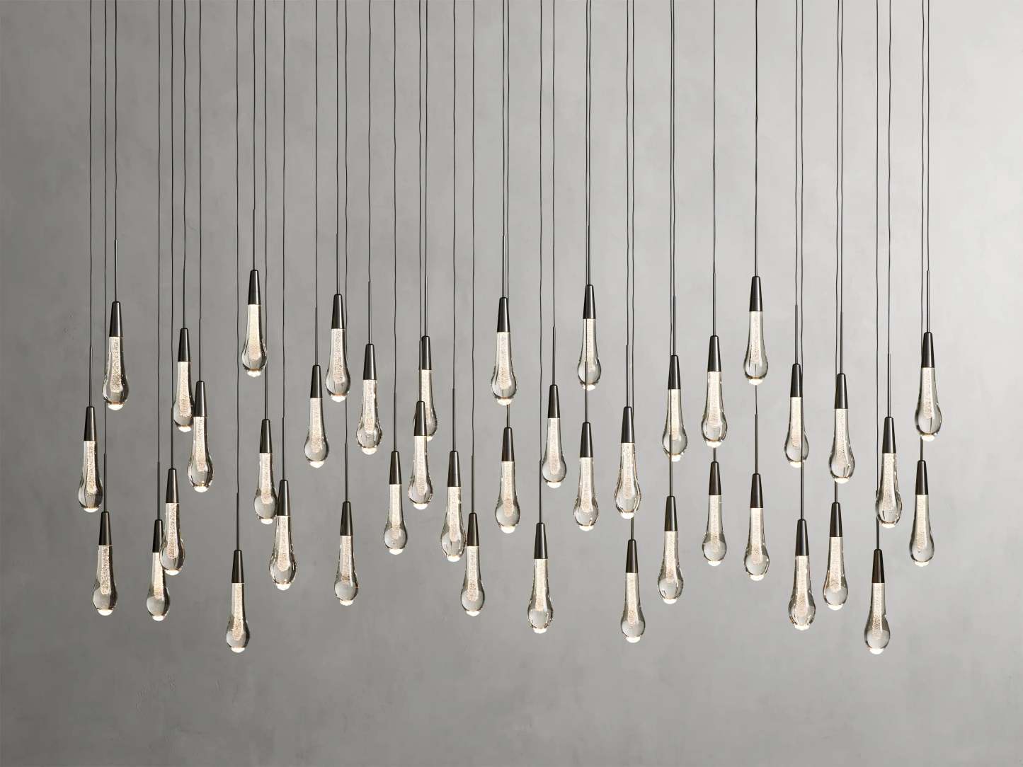 Solitaire Linear Chandelier-VaseLamps