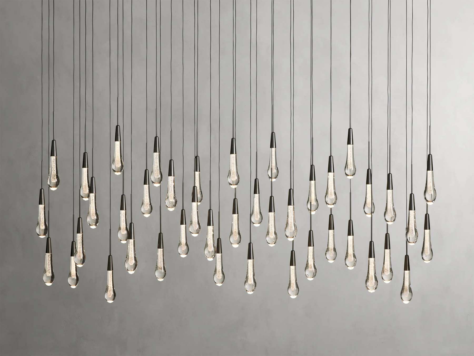 Solitaire Linear Chandelier-VaseLamps