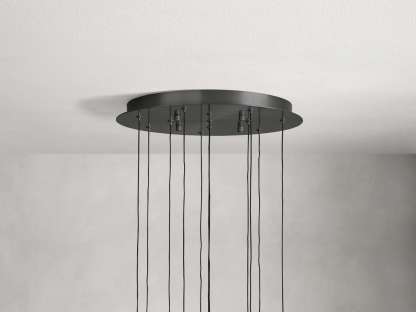 Solitaire Round Chandelier-VaseLamps