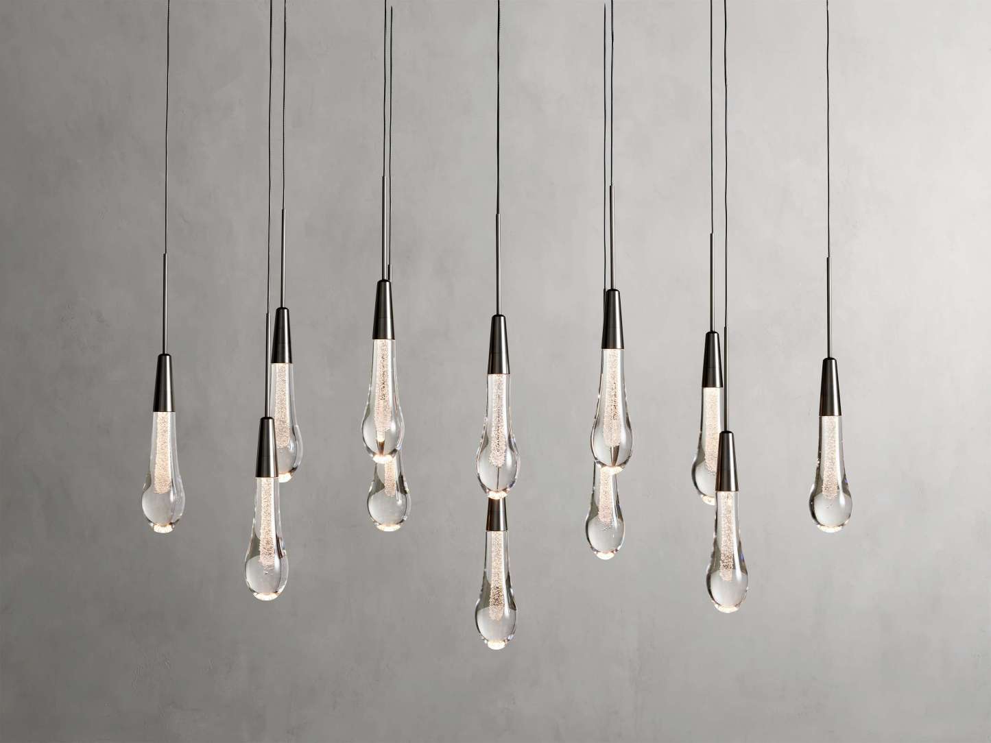 Solitaire Linear Chandelier-VaseLamps