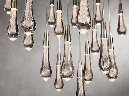 Solitaire Round Chandelier-VaseLamps