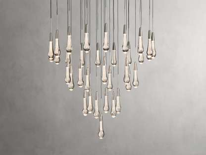 Solitaire Round Chandelier-VaseLamps