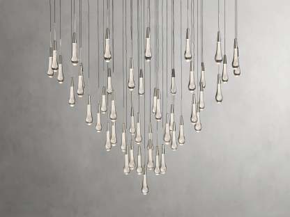 Solitaire Round Chandelier-VaseLamps