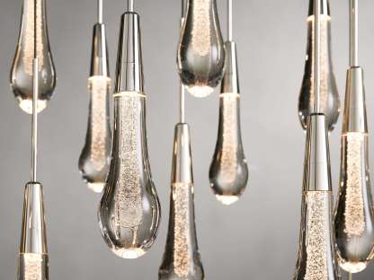 Solitaire Linear Chandelier-VaseLamps