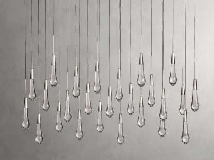 Solitaire Linear Chandelier-VaseLamps