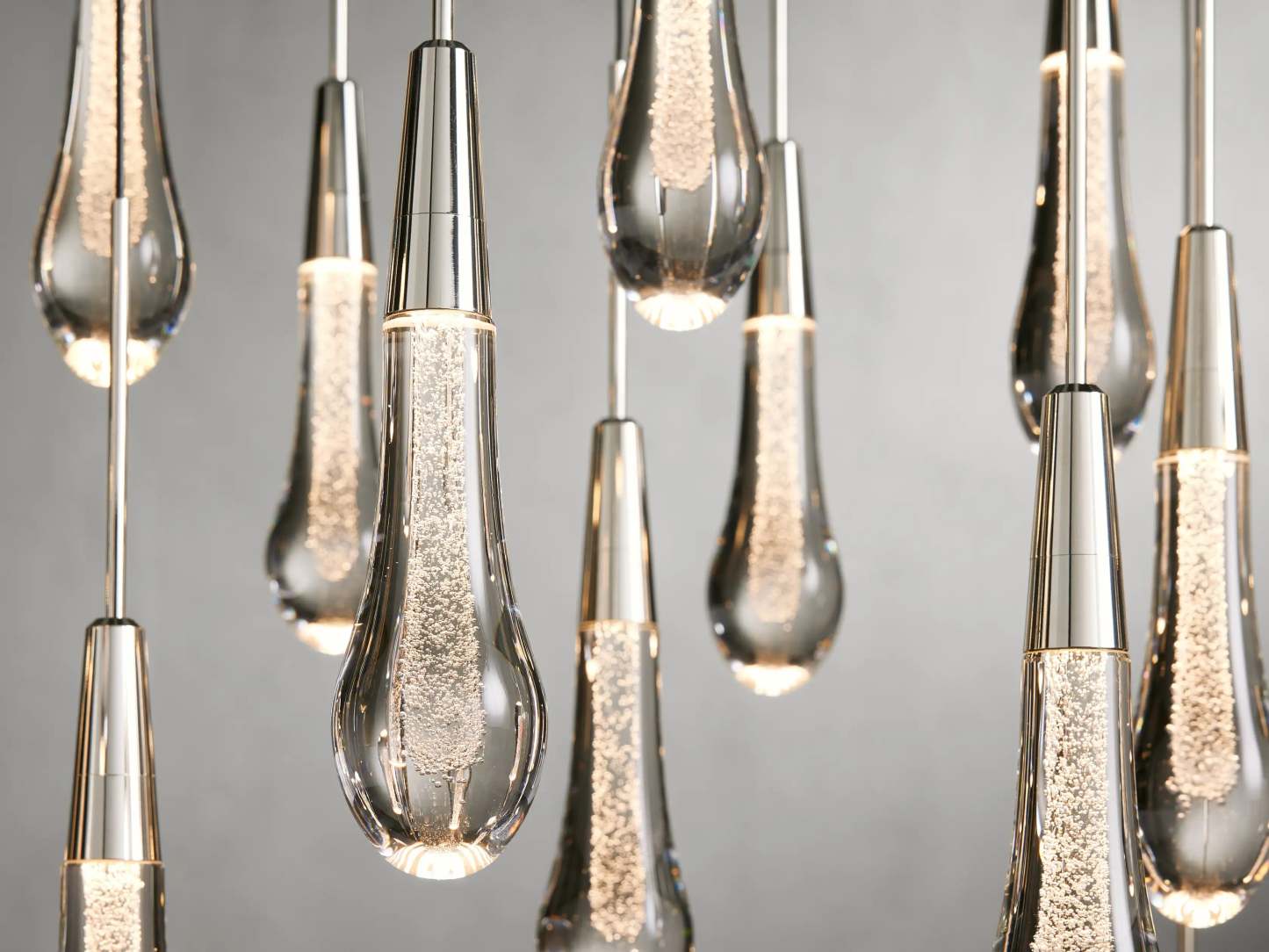 Solitaire Linear Chandelier-VaseLamps