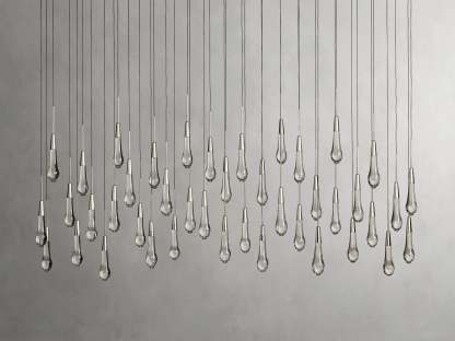 Solitaire Linear Chandelier-VaseLamps