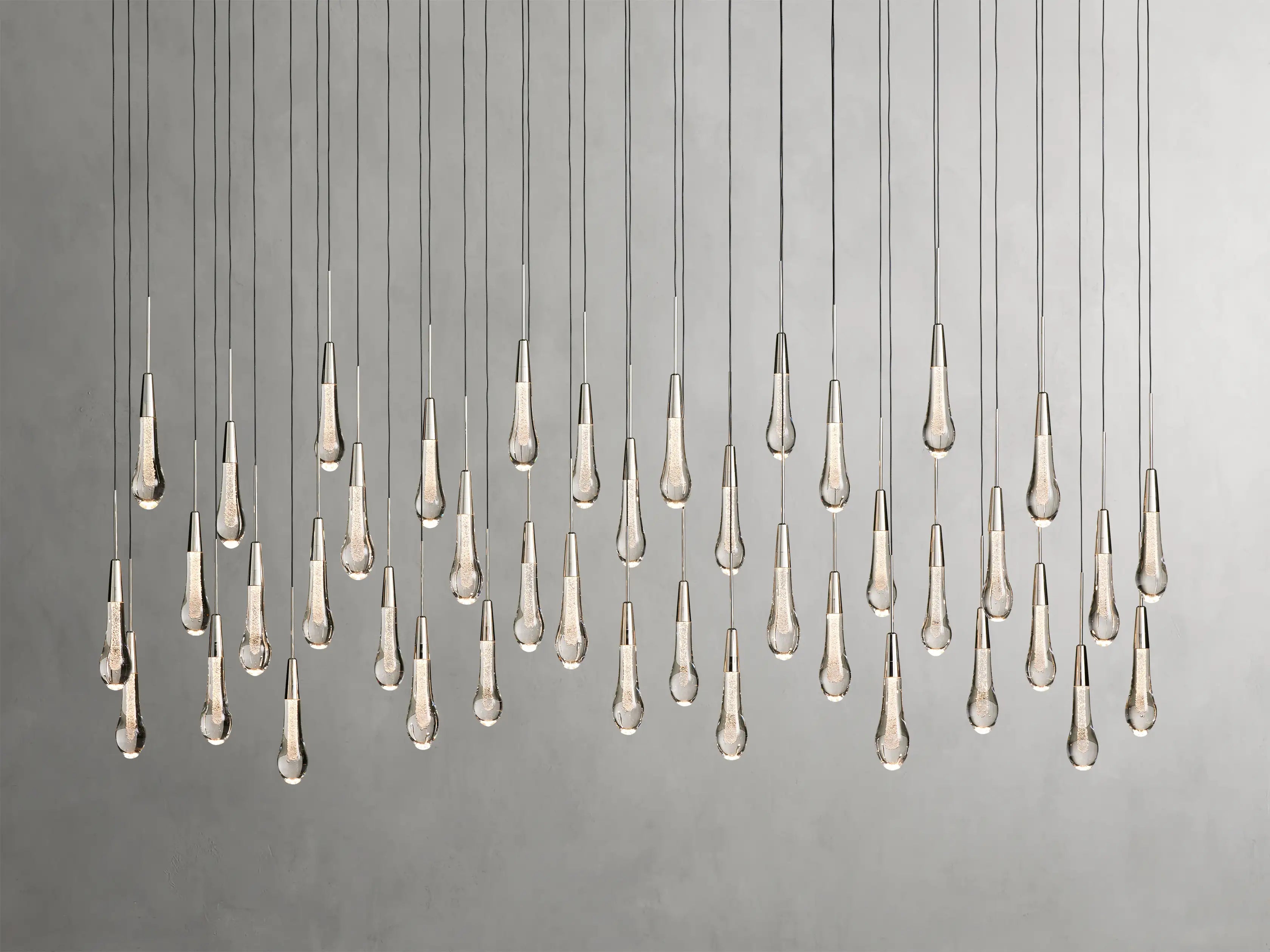 Solitaire Linear Chandelier-VaseLamps