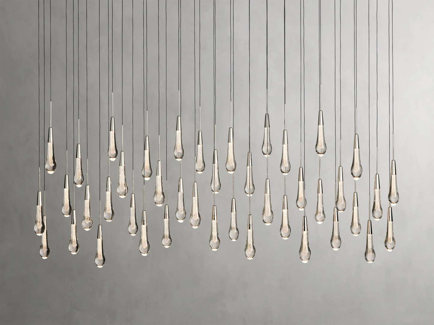 Solitaire Linear Chandelier-VaseLamps