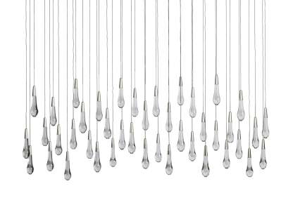 Solitaire Linear Chandelier-VaseLamps