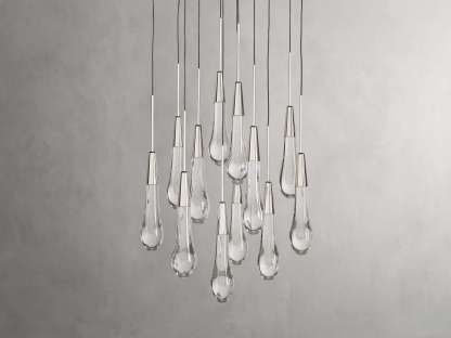 Solitaire Round Chandelier-VaseLamps