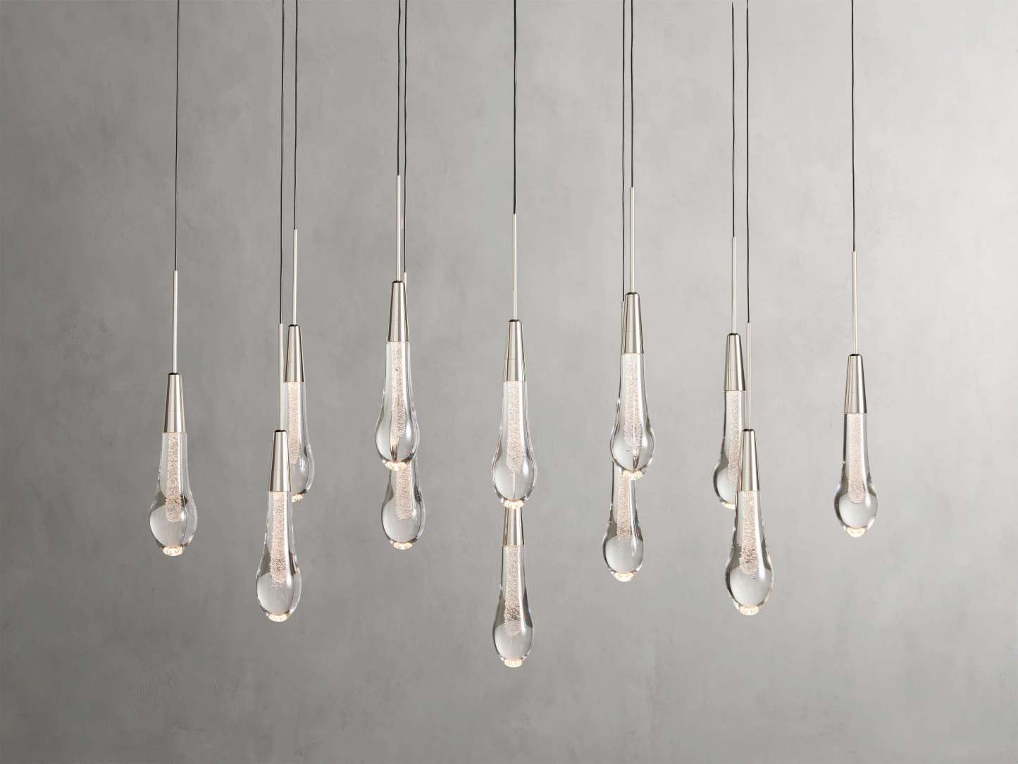 Solitaire Linear Chandelier-VaseLamps