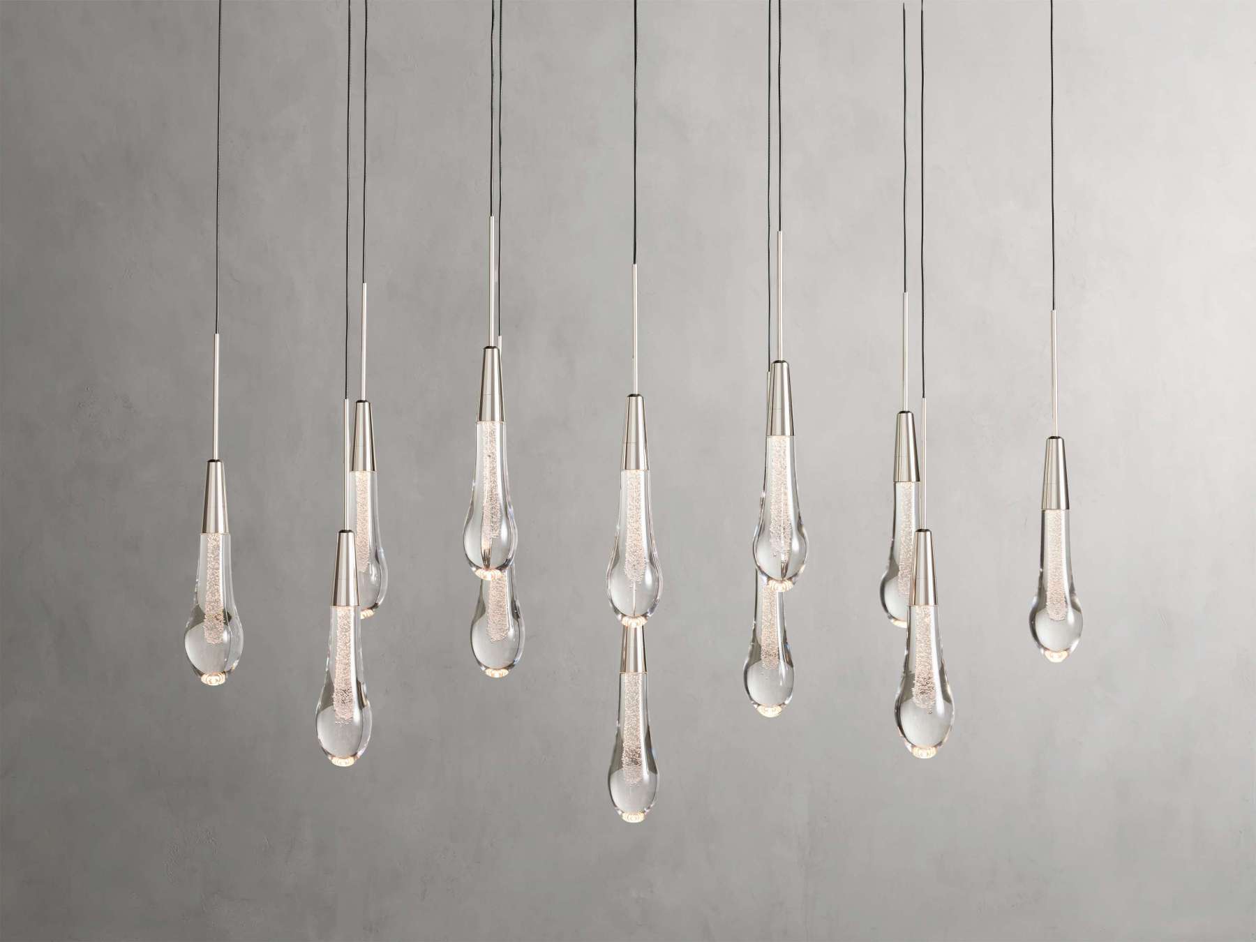 Solitaire Linear Chandelier-VaseLamps