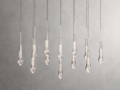 Solitaire Linear Chandelier-VaseLamps